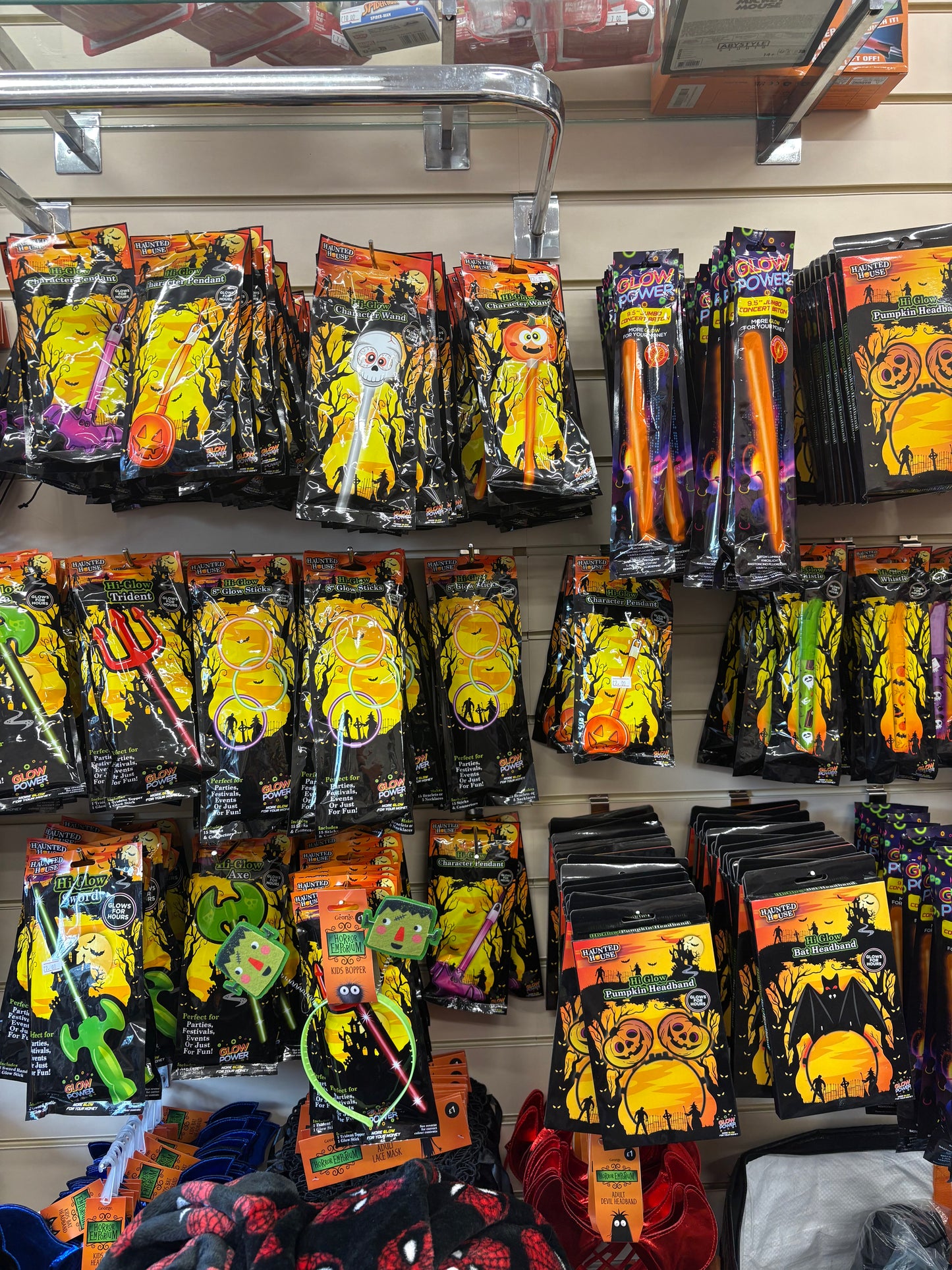 Random glow sticks
