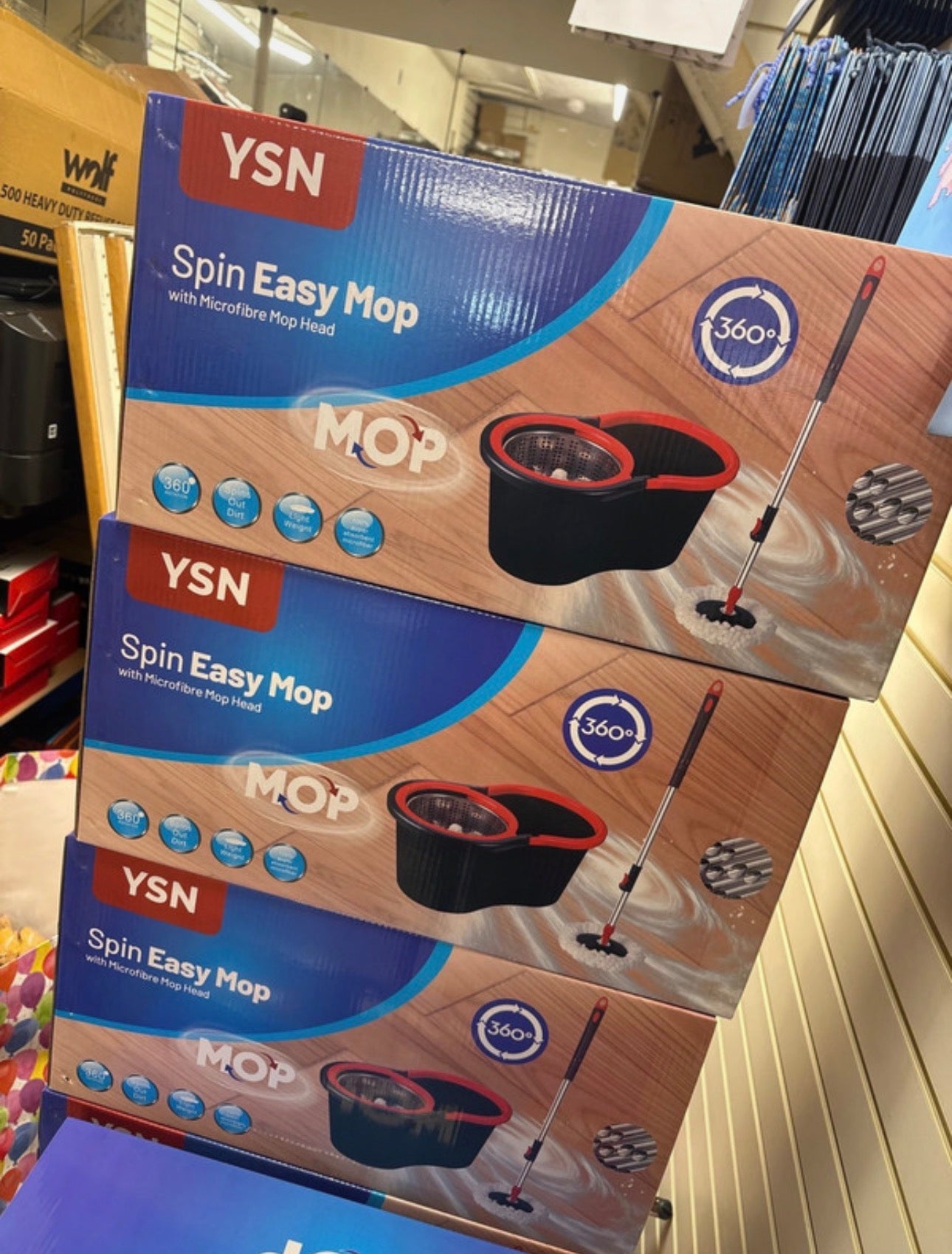 Spin easy mop & bucket