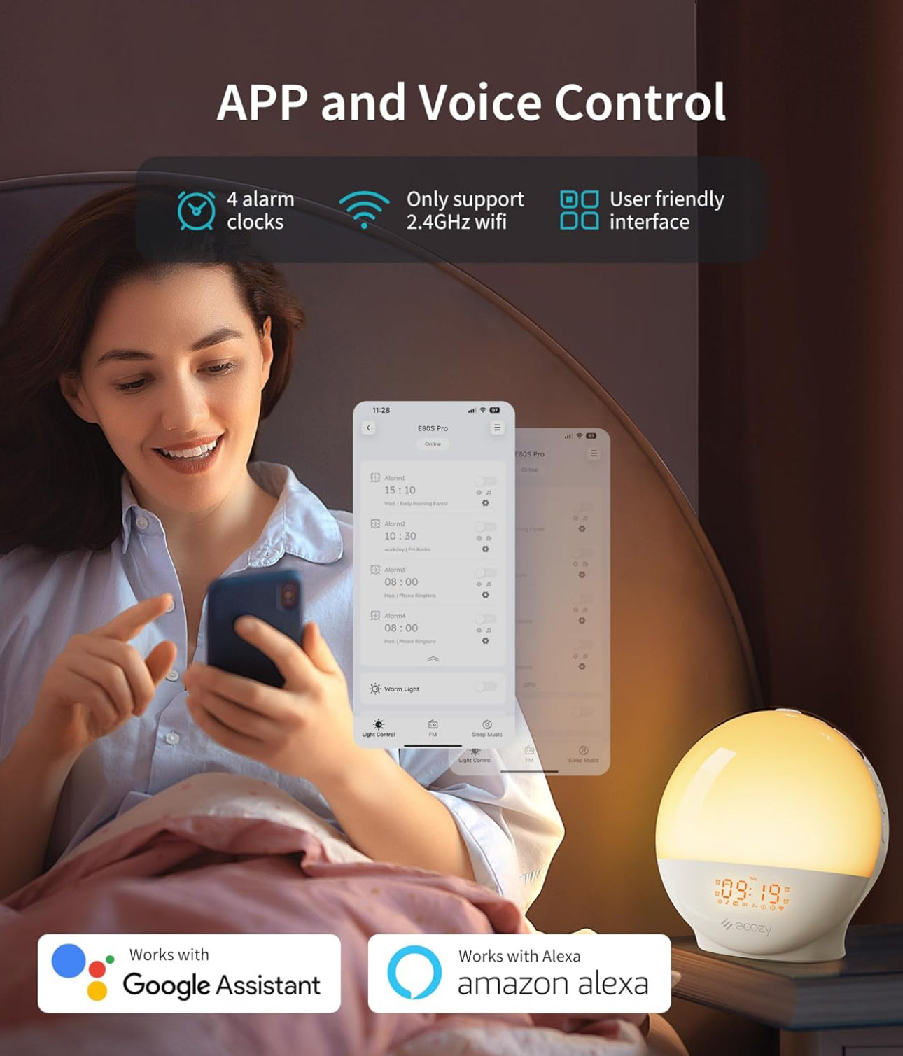 Ecozy Smart Wake-up Light
