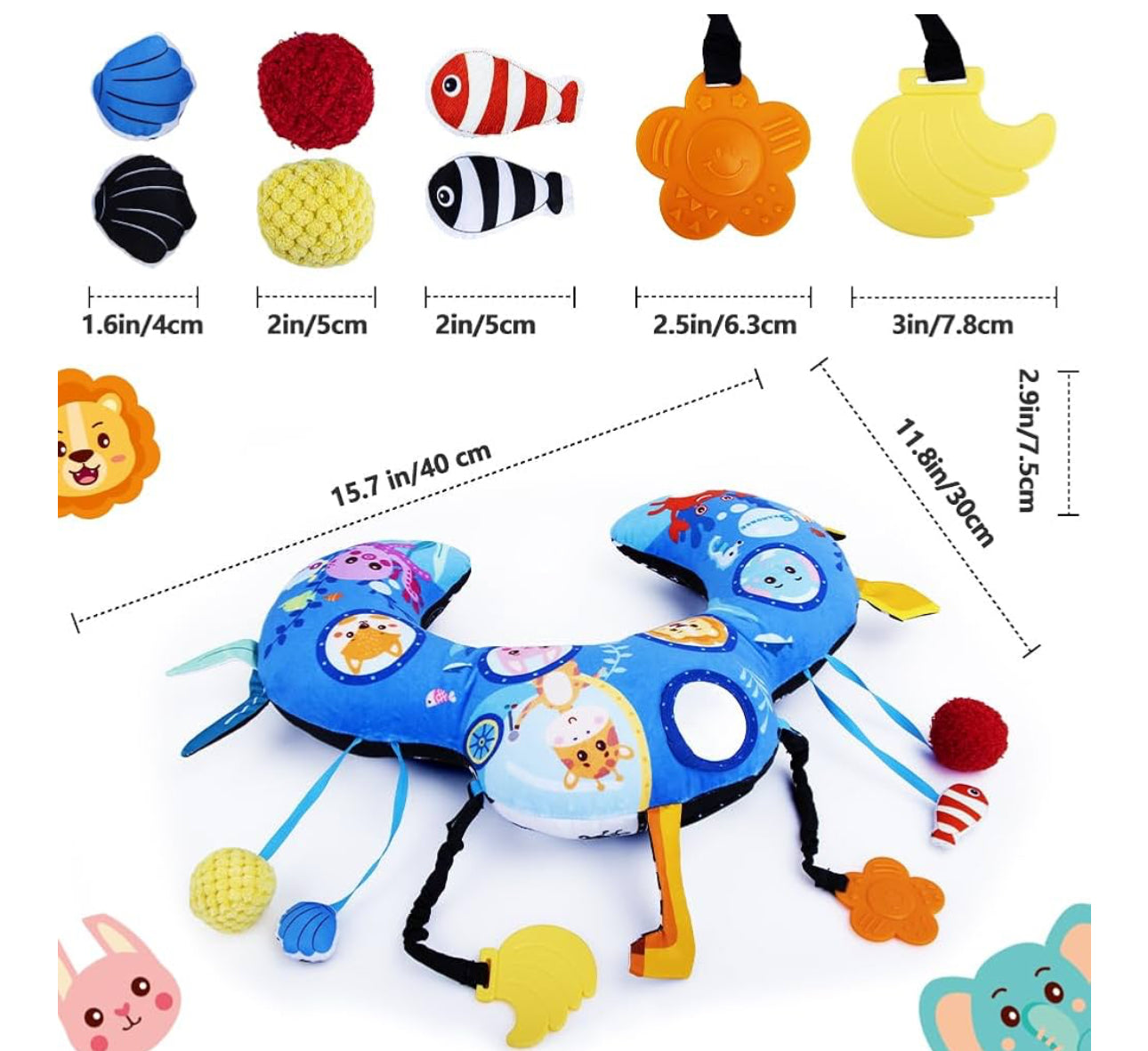 Tummy time pillow