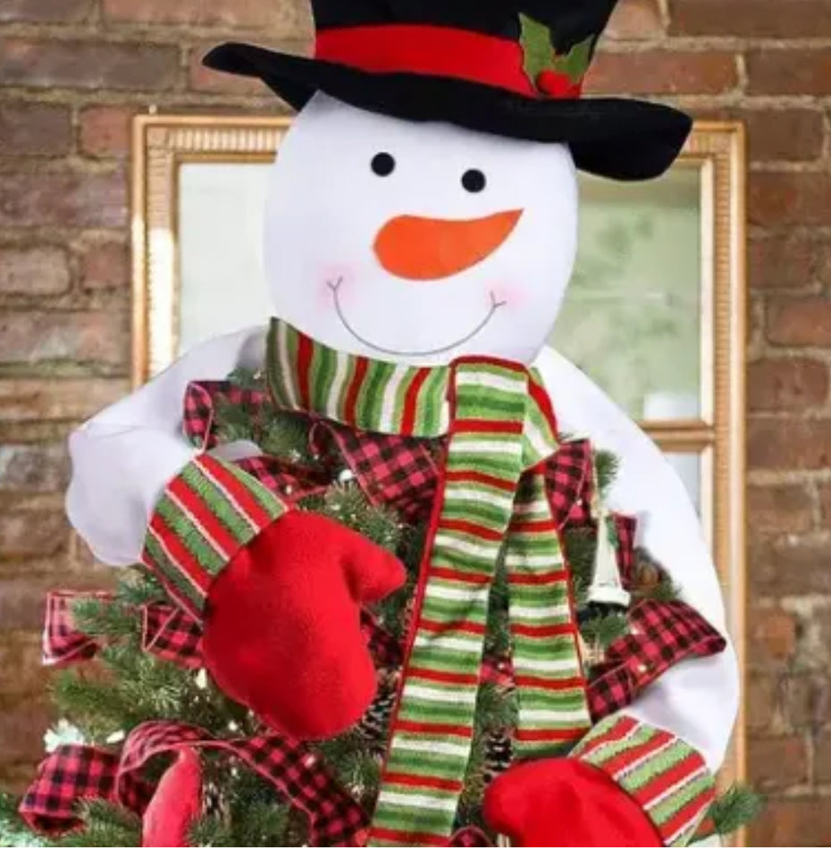 Snowman tree topper