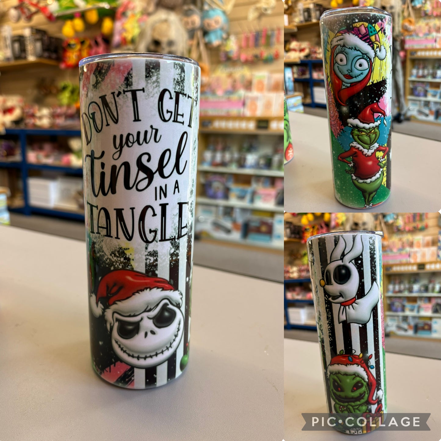 Christmas tumblers