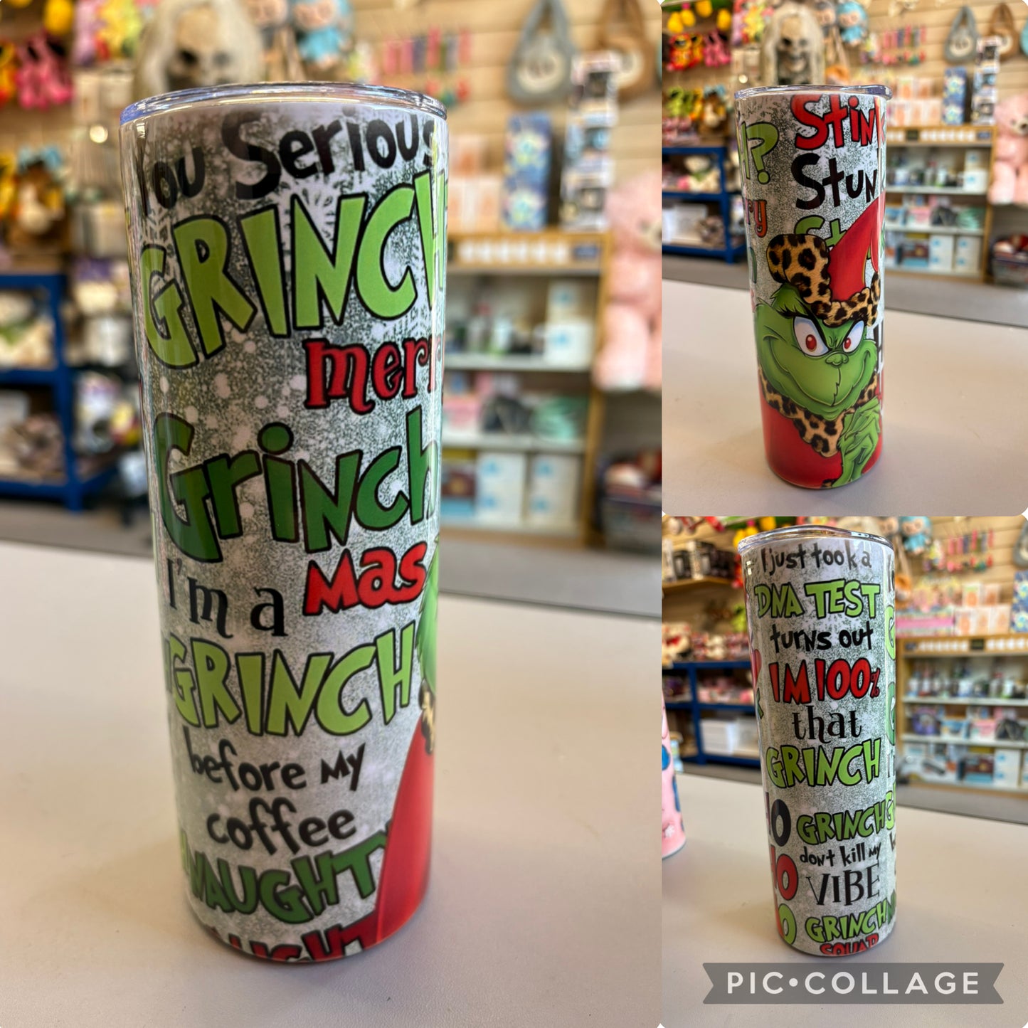 Christmas tumblers