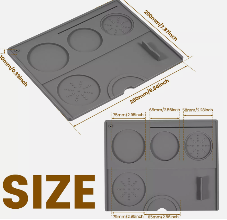 Espresso Tamping Station Mat