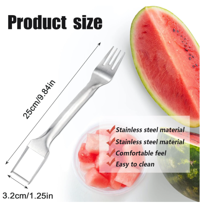 2-in-1 Stainless Steel Fruit Cutter
