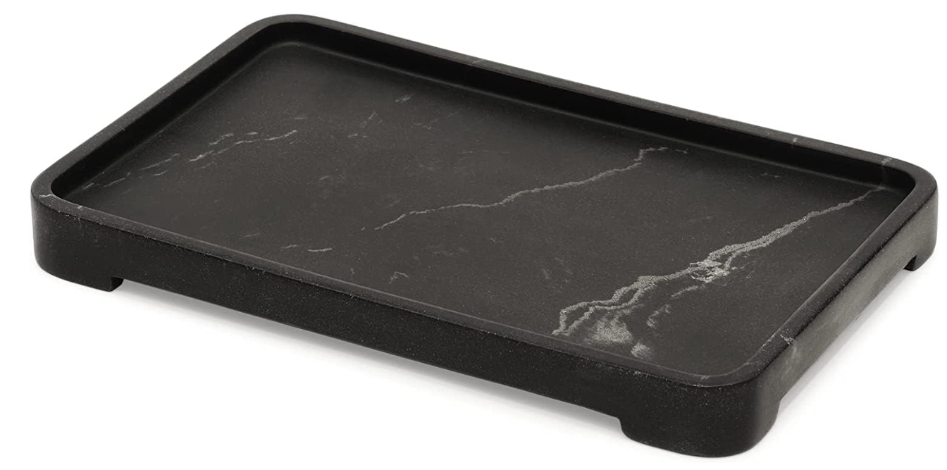 Black Marble Vanity Tray