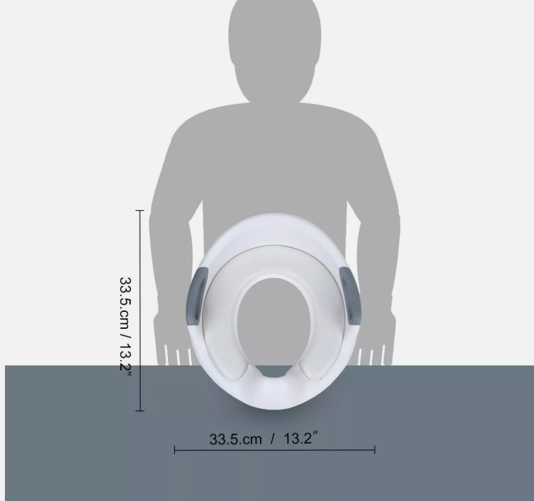 Toddler Toilet Training Set Baby Potty Toilet Seat With Handles Safe Stable