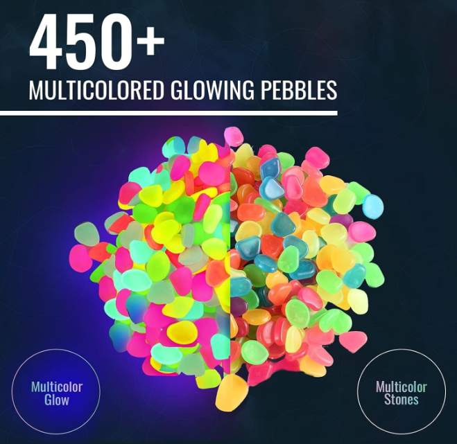 Multi Colour Glow In The Dark Rocks