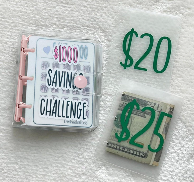 1000 Savings Challenge Binder