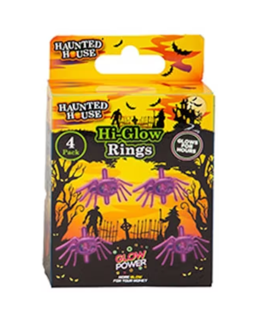 Hi-Glow Halloween Rings