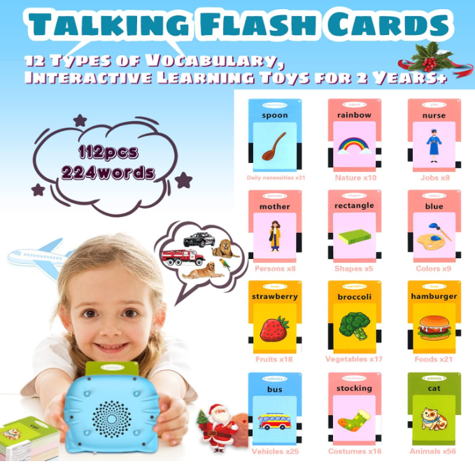 Talking Flash Cards, Toddler Toys