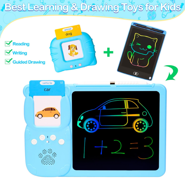 Talking Flash Card With Drawing Board