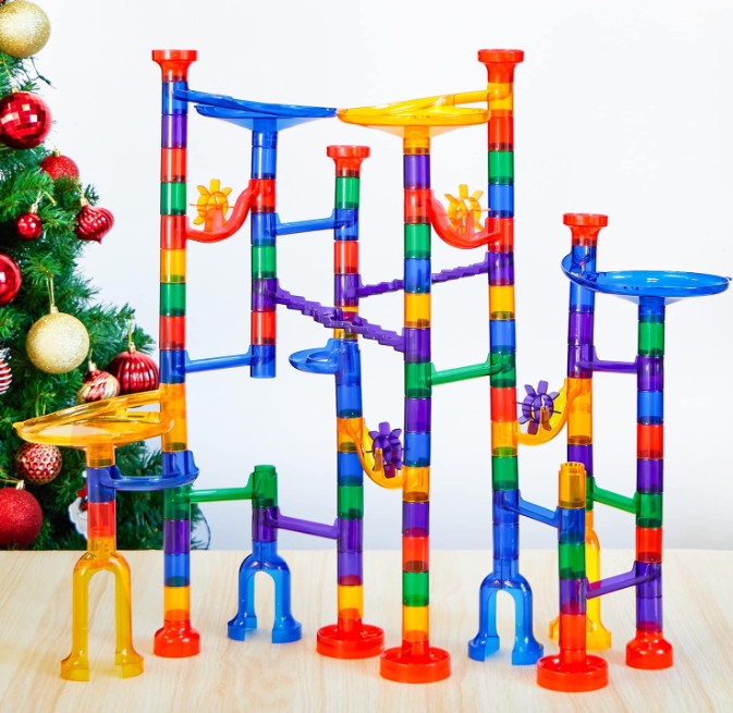 150 Pcs Marble Run Premium Set, Construction Building Blocks Toys