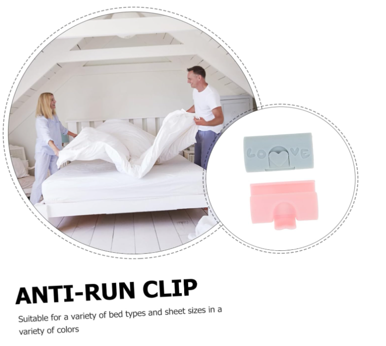 Quilt Fastener Clips Mattress Clips for Fitted Sheets Bed Sheet Clips Smooth Surface to Prevent Scratches