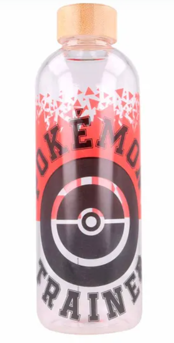 LARGE GLASS BOTTLE POKEMON