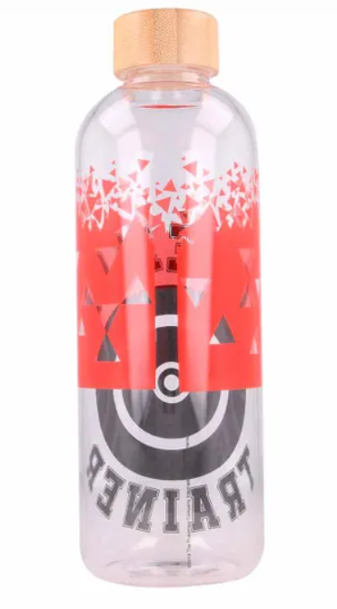 LARGE GLASS BOTTLE POKEMON