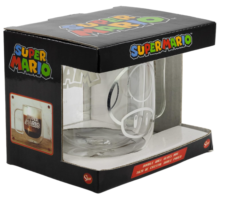 Super Mario Glass Cup - Toad