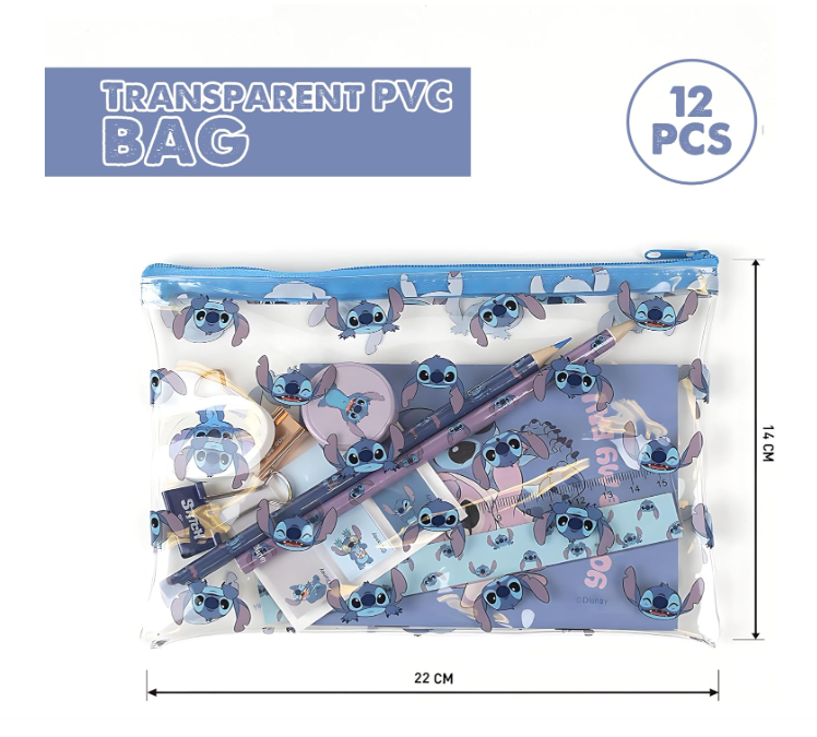 Lilo & Stitch Kids School Stationery Set
