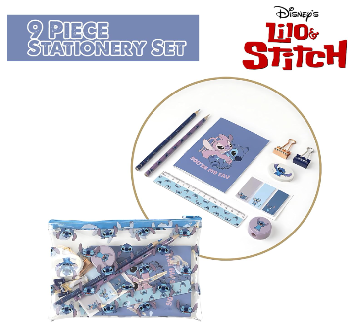 Lilo & Stitch Kids School Stationery Set