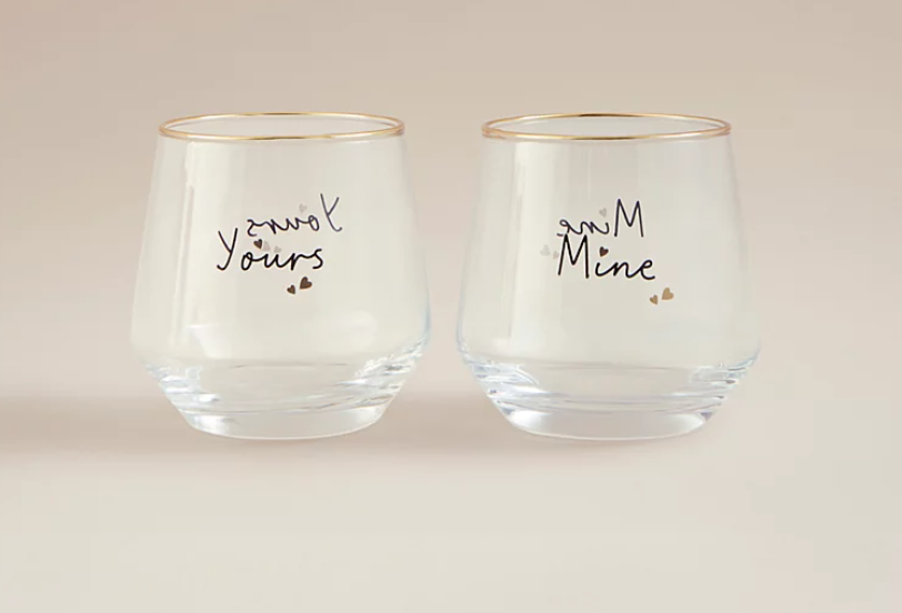 Yours & Mine Glasses Set