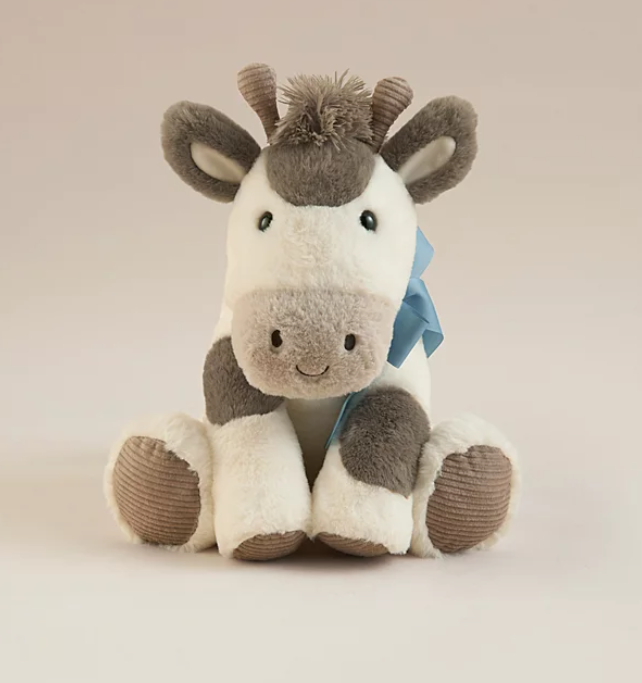 Beige & White Giraffe Plush