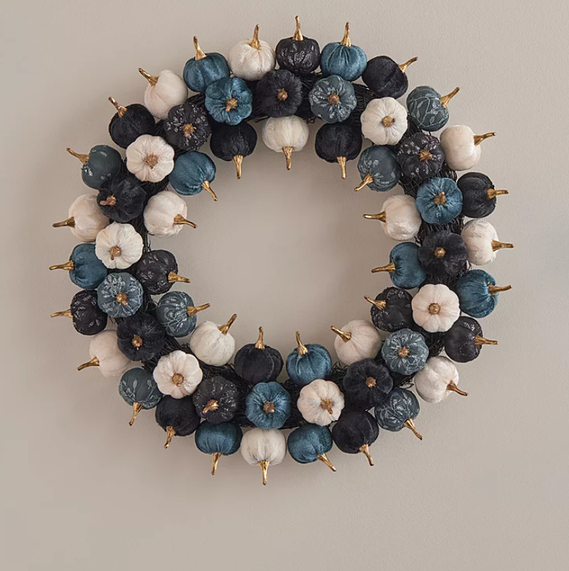 Glam Pumpkin Wreath