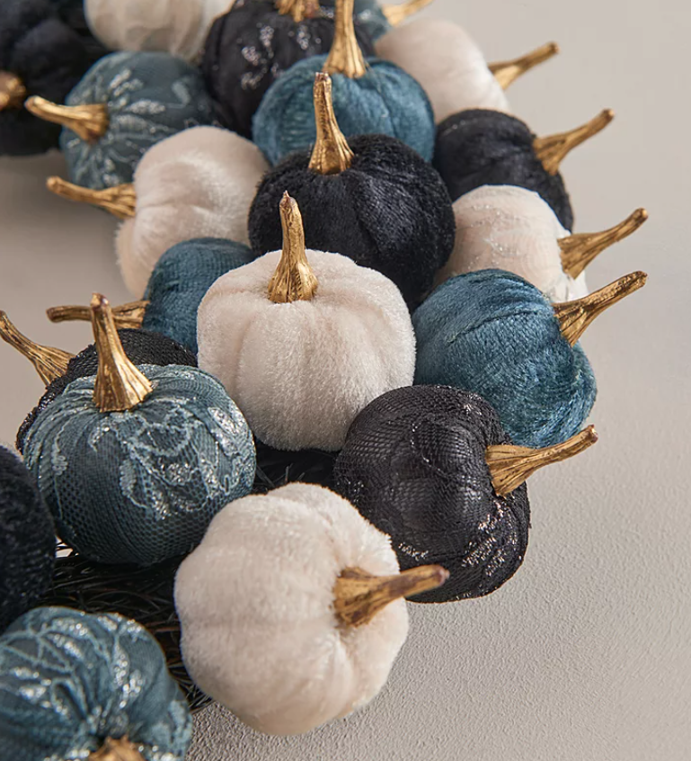 Glam Pumpkin Wreath