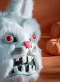 Glow In The Dark Rabbit Mask