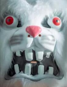 Glow In The Dark Rabbit Mask