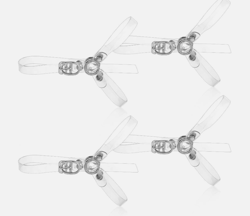 2 Pairs Shoe Straps for Heels, Transparent Invisible High Heel Shoe Straps