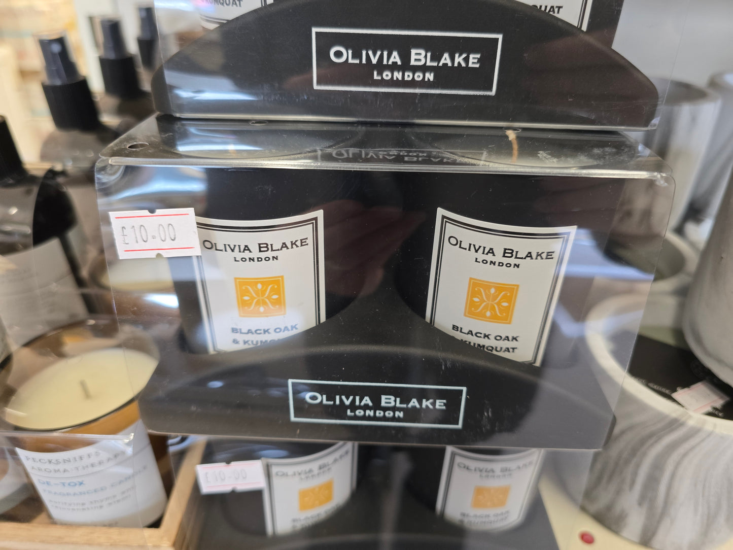 Duo gift set - Oliva Blake - Black oak and kumquat caddy set