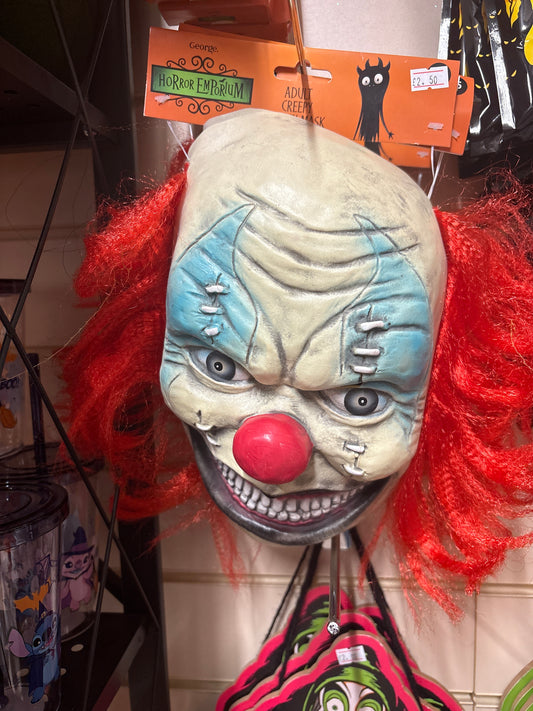 Creepy Clown Mask - Adult