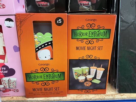 Horror EmporiumMovie night set