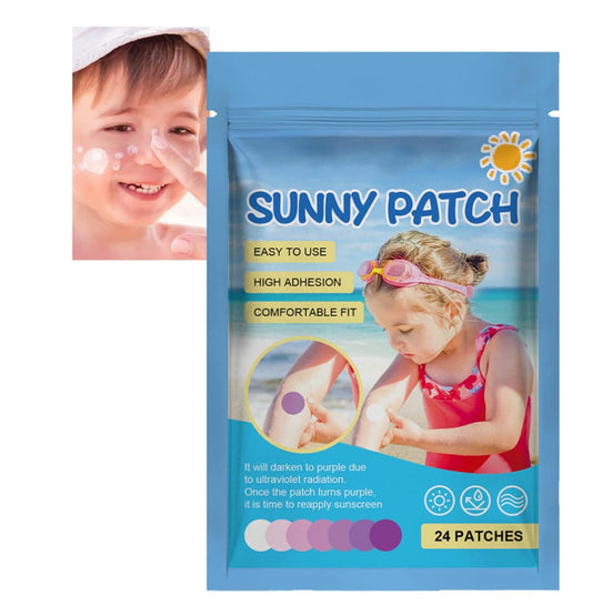 Sunscreen Stickers Reapply Reminder for Kids and Adult (1 pack of 24)