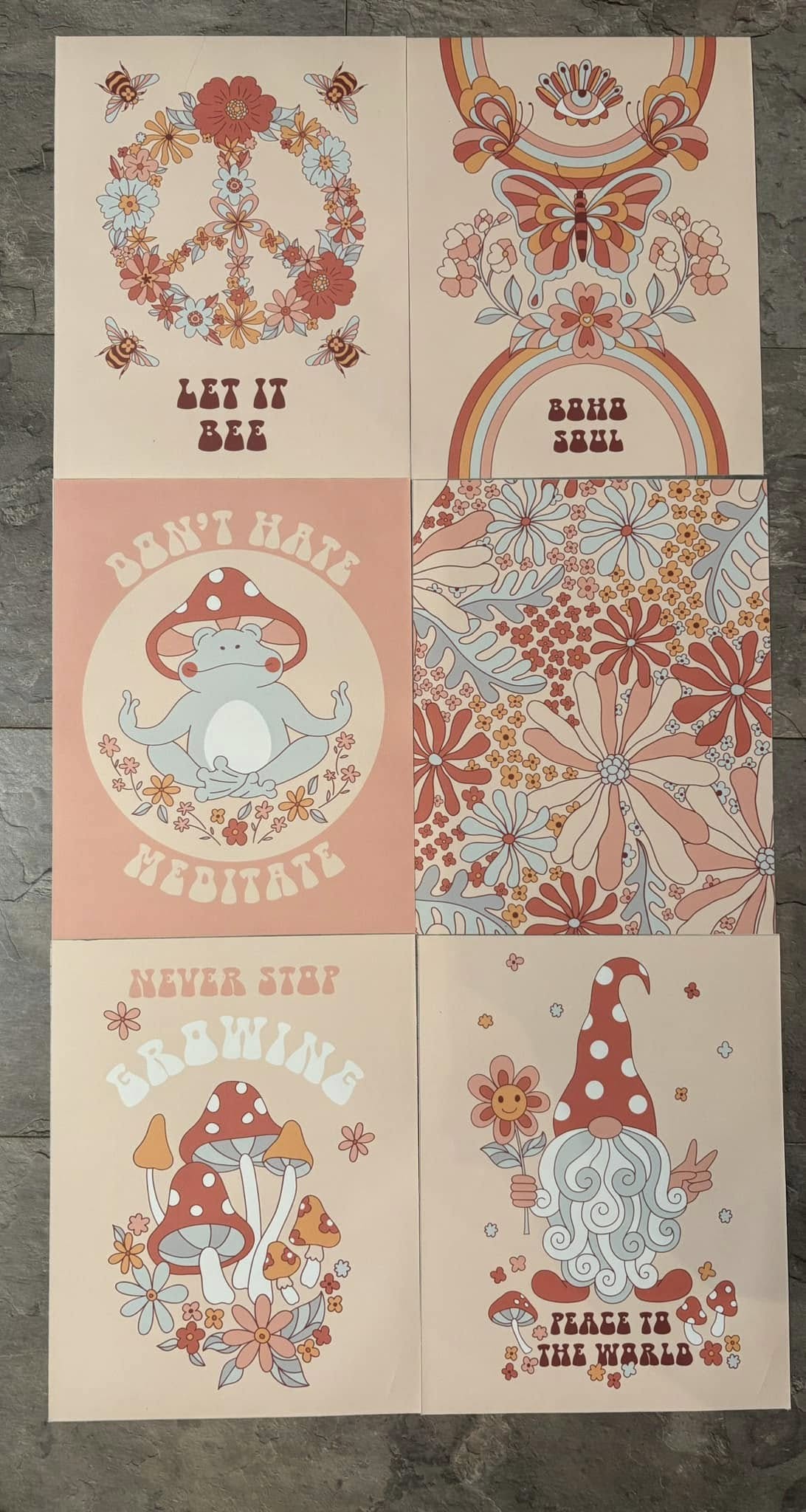 Wall Art Pack of 6 Images