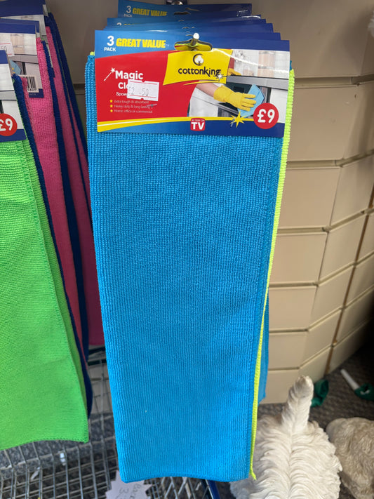 Pack of 3 magic cloths