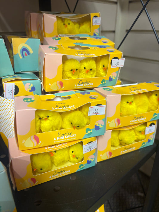 Pack of 8 mini chicks