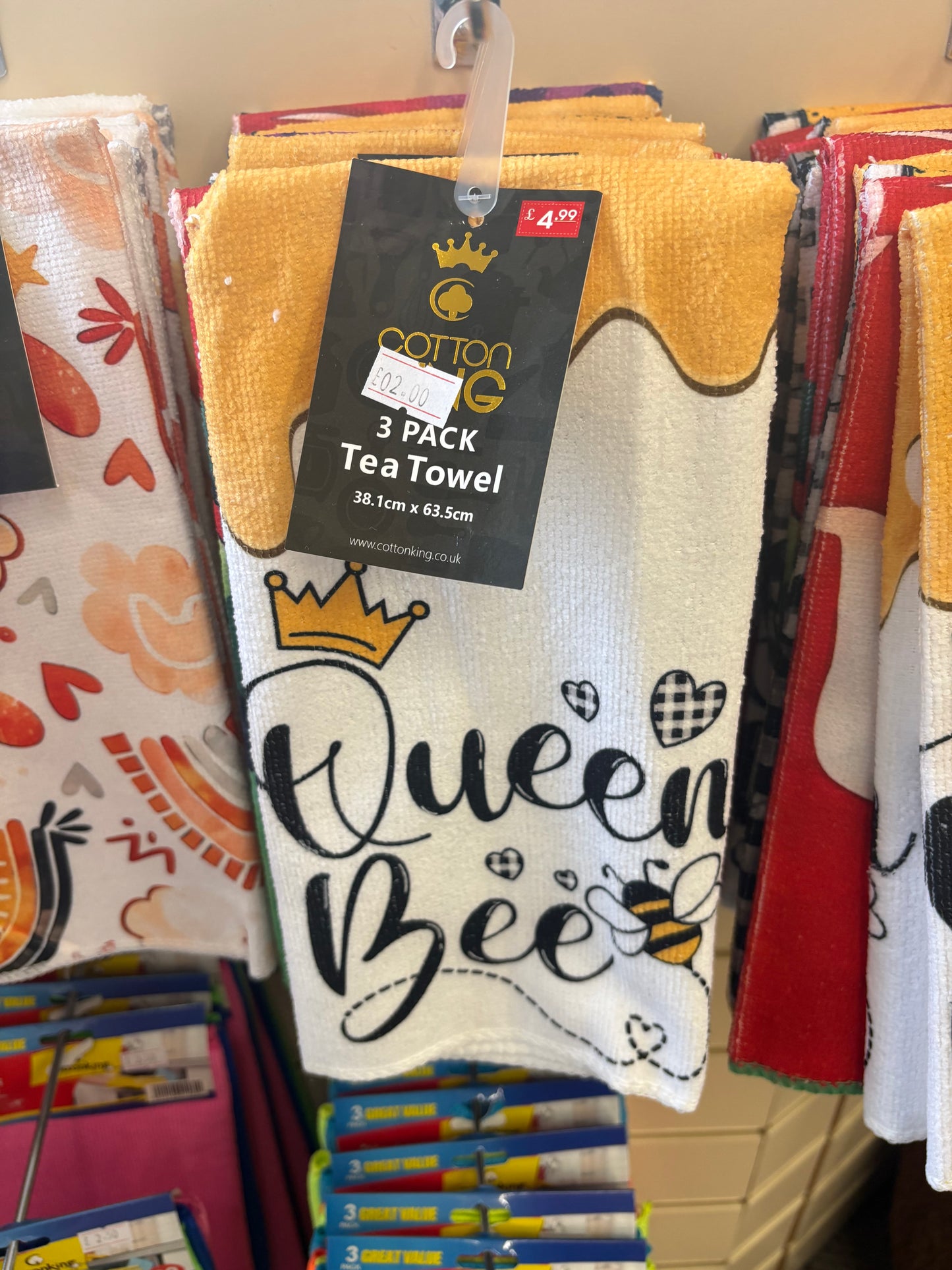 Pack of 3 tea towels