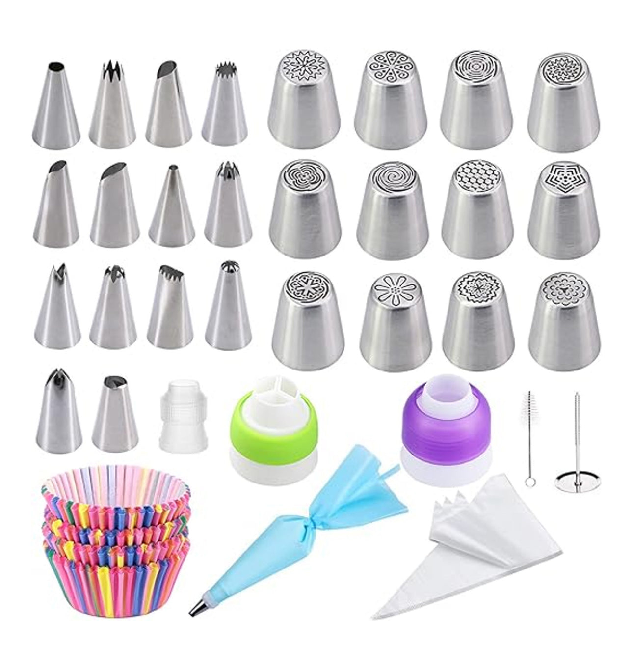 143 Pieces Russian Piping Nozzles Set