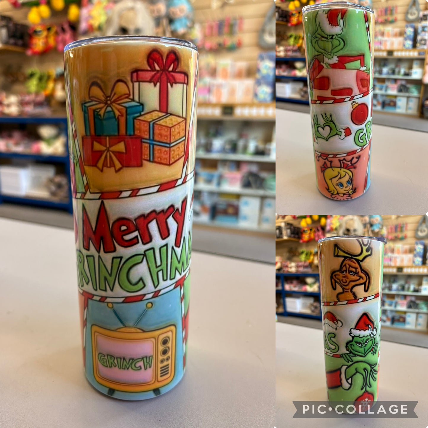 Christmas tumblers