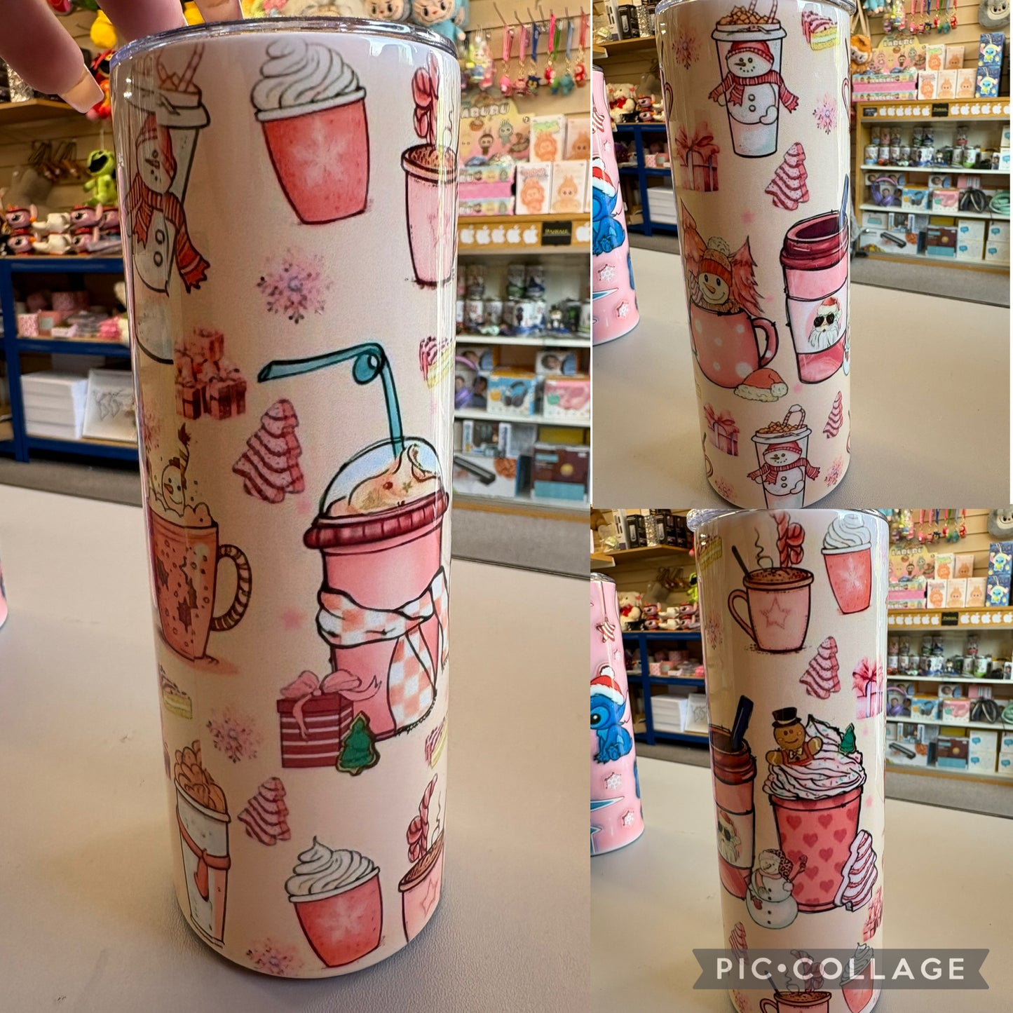 Christmas tumblers