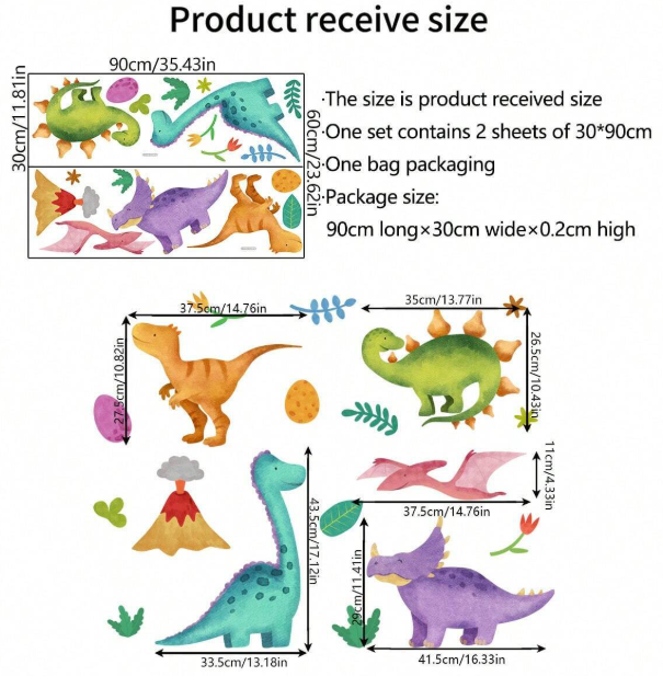 Dinosaur Wall Stickers