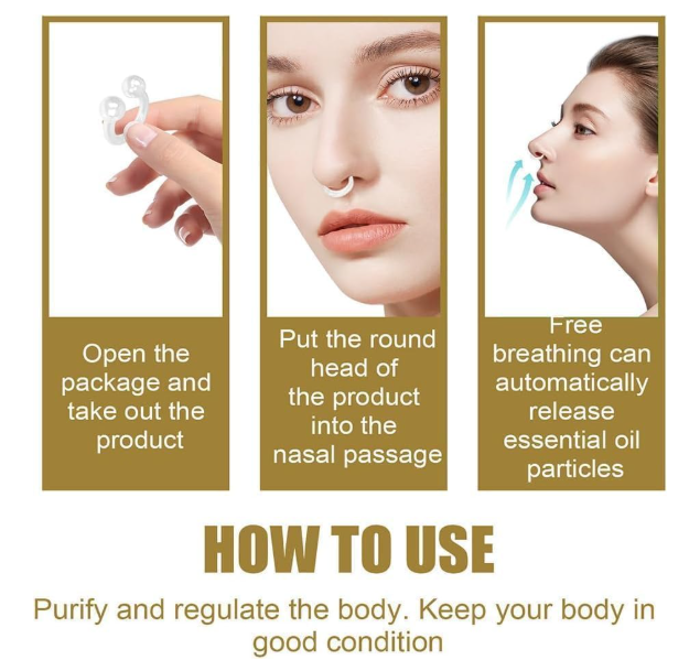 Bee Venom Lymphatic Drainage Nose Ring