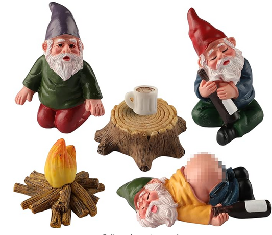 Miniature Garden Gnomes Ornament Outdoor