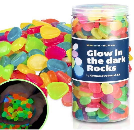 Multi Colour Glow In The Dark Rocks