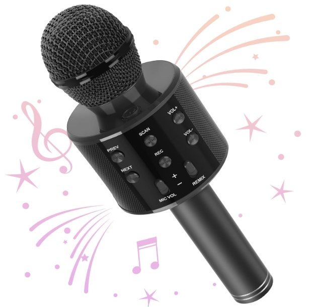 Wowstar Karaoke Wireless Microphones, Bluetooth Microphones for Kids Adults