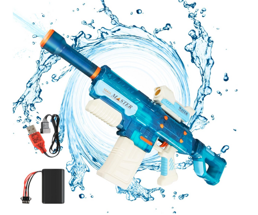 Kiztoys Electric Water Gun, 500ML High Capacity High Pressure Automatic Squirt Guns for Adults Kids