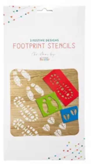 Festive Footprint Stencil
