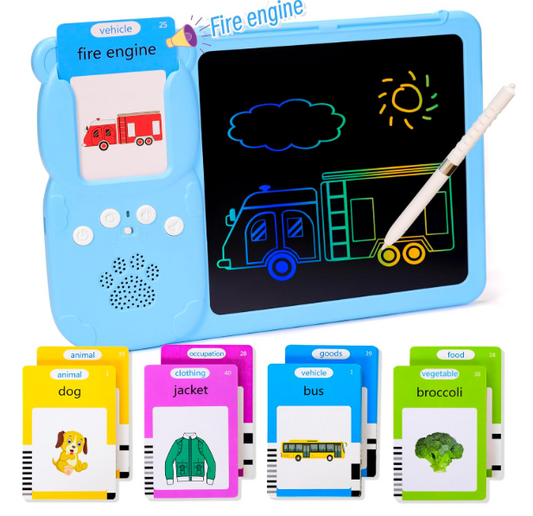 Talking Flash Card With Drawing Board