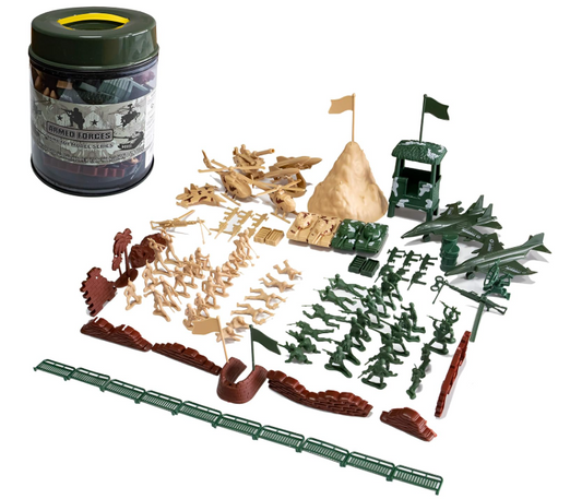 164 Pcs Military Soldier Playset Army Men Action Figures Battle Group